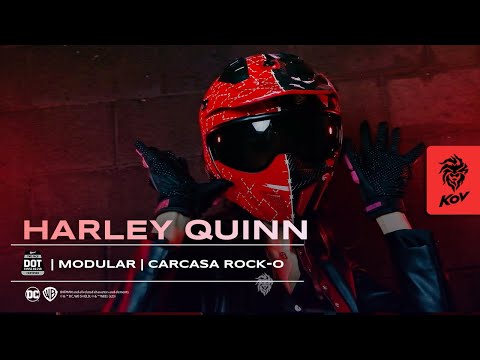 CASCO ROCK-O DC HARLEY QUINN Cascos KOV + de motociclista