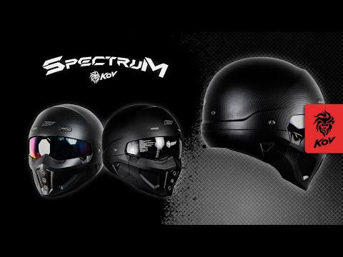CASCO SPECTRUM BLANCO Cascos KOV + de motociclista