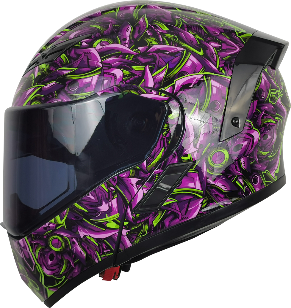 CASCO NÉBULA TITÁN MORADO Cascos KOV + de motociclista