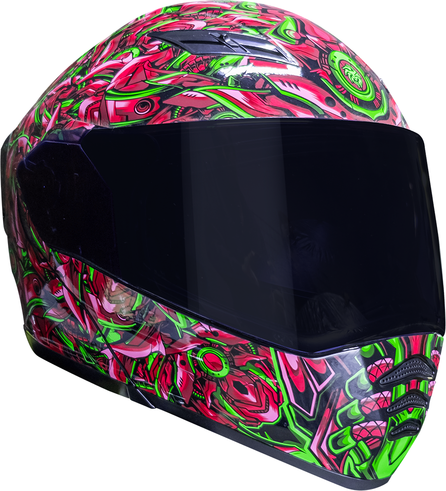 NÉBULA TITÁN ROSA Cascos KOV + de motociclista