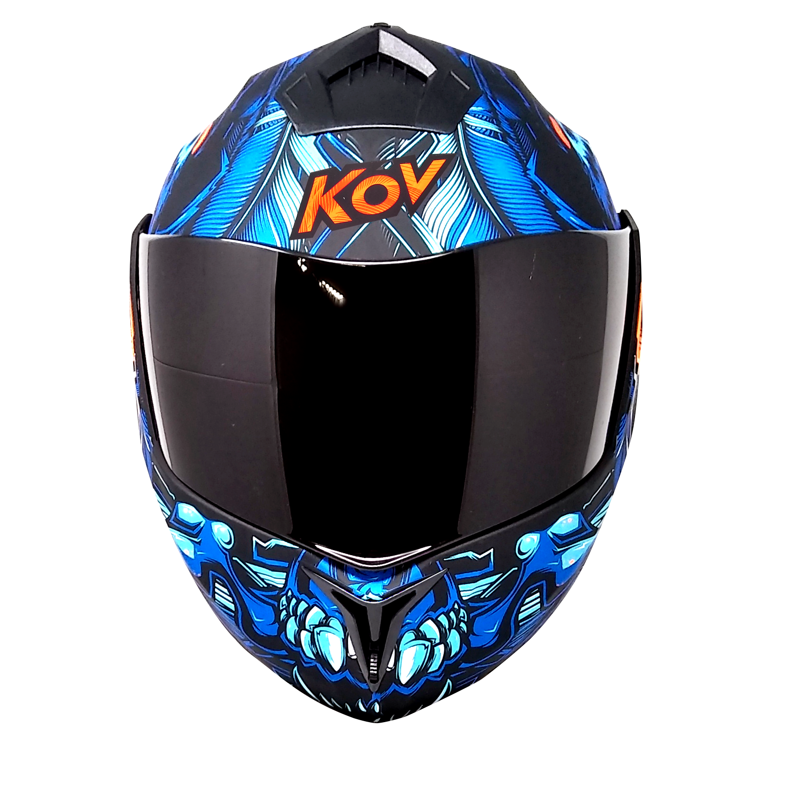 CASCO STEALTH TLATOANI AZUL Cascos KOV + de motociclista