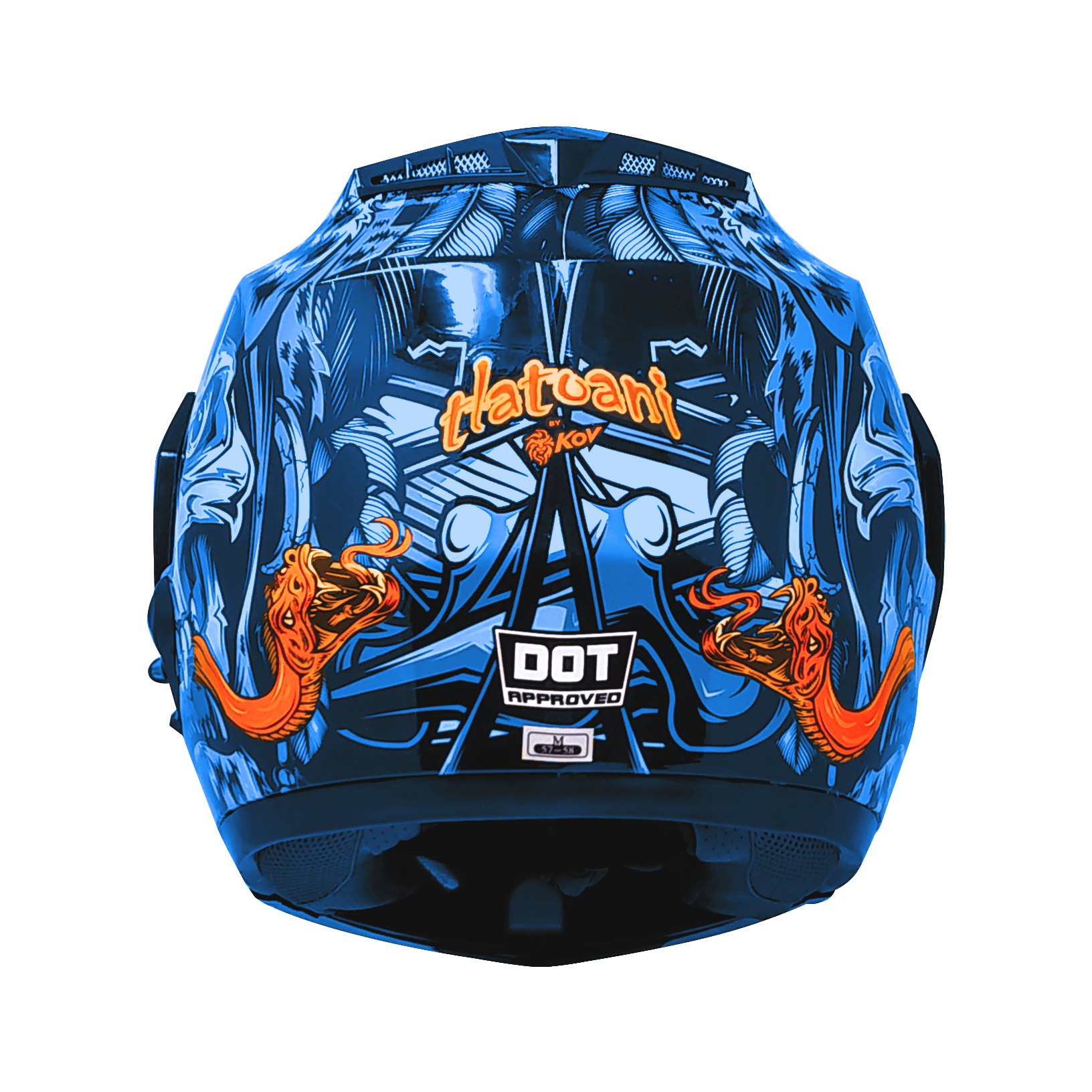 CASCO STEALTH TLATOANI AZUL Cascos KOV + de motociclista