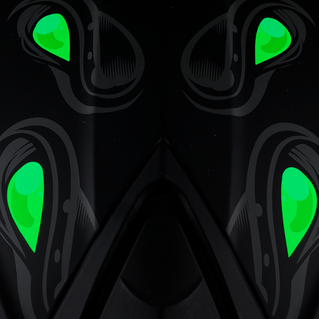 CASCO THUNDER TOXIC ESCAMAS (Fluorescente) Cascos KOV + de motociclista