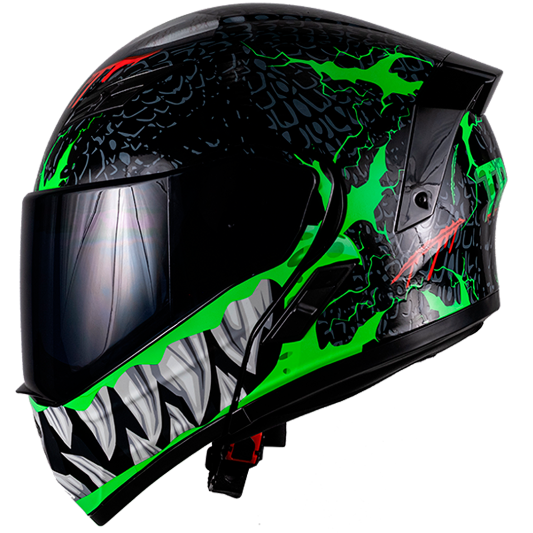 CASCO KOV TROLL FLUORESCENTE LUZ LED