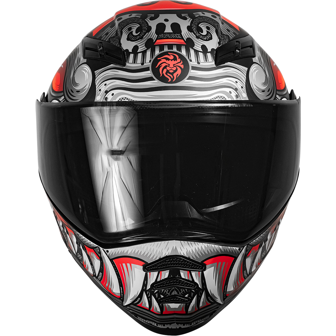 CASCO ESTELAR BALAM ROJO CON LUZ LED Cascos KOV + de motociclista