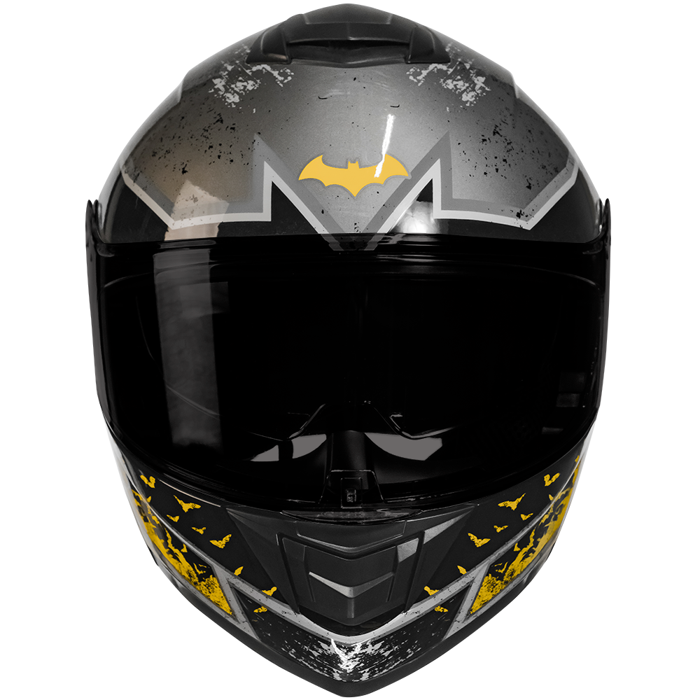 CASCO ZERO DC BATMAN AMARILLO ABATIBLE Cascos KOV + de motociclista