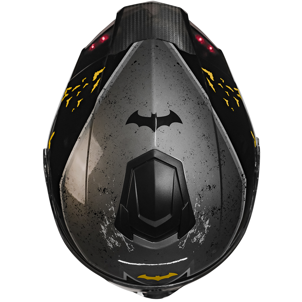 CASCO ZERO DC BATMAN AMARILLO ABATIBLE Cascos KOV + de motociclista