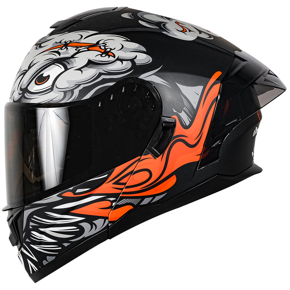 CASCO ZERO RUSH BRAINY GRIS Cascos KOV + de motociclista