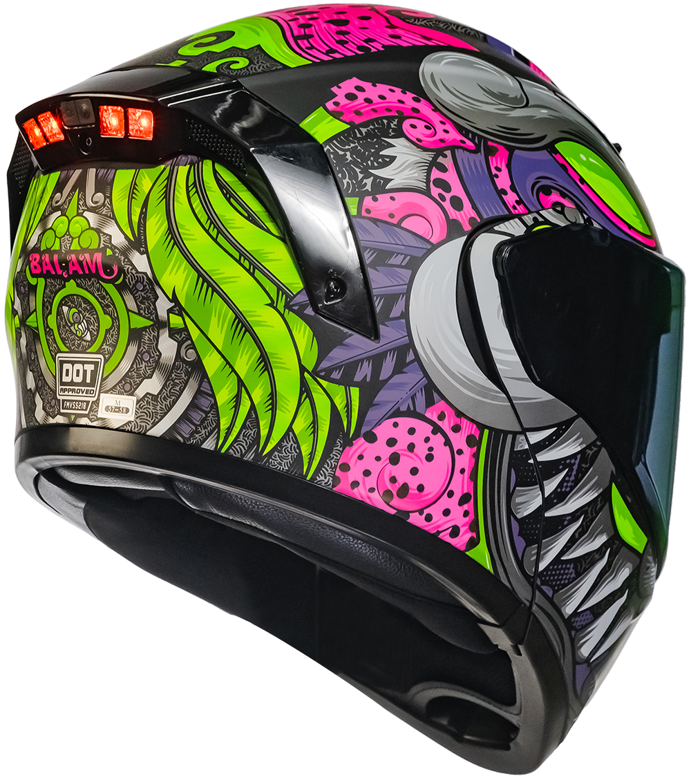 CASCO ESTELAR BALAM COLORES (luz led) Cascos KOV + de motociclista