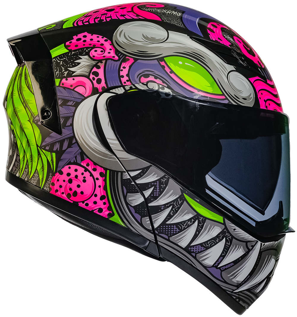 CASCO ESTELAR BALAM COLORES (luz led) Cascos KOV + de motociclista