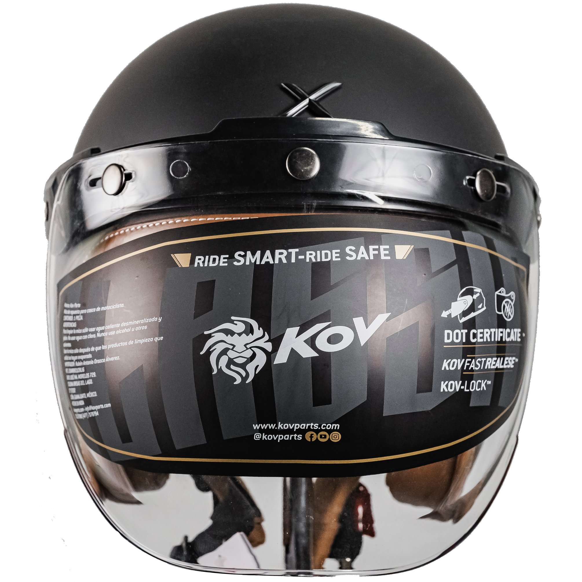 CASCO CLASSIC Cascos KOV + de motociclista