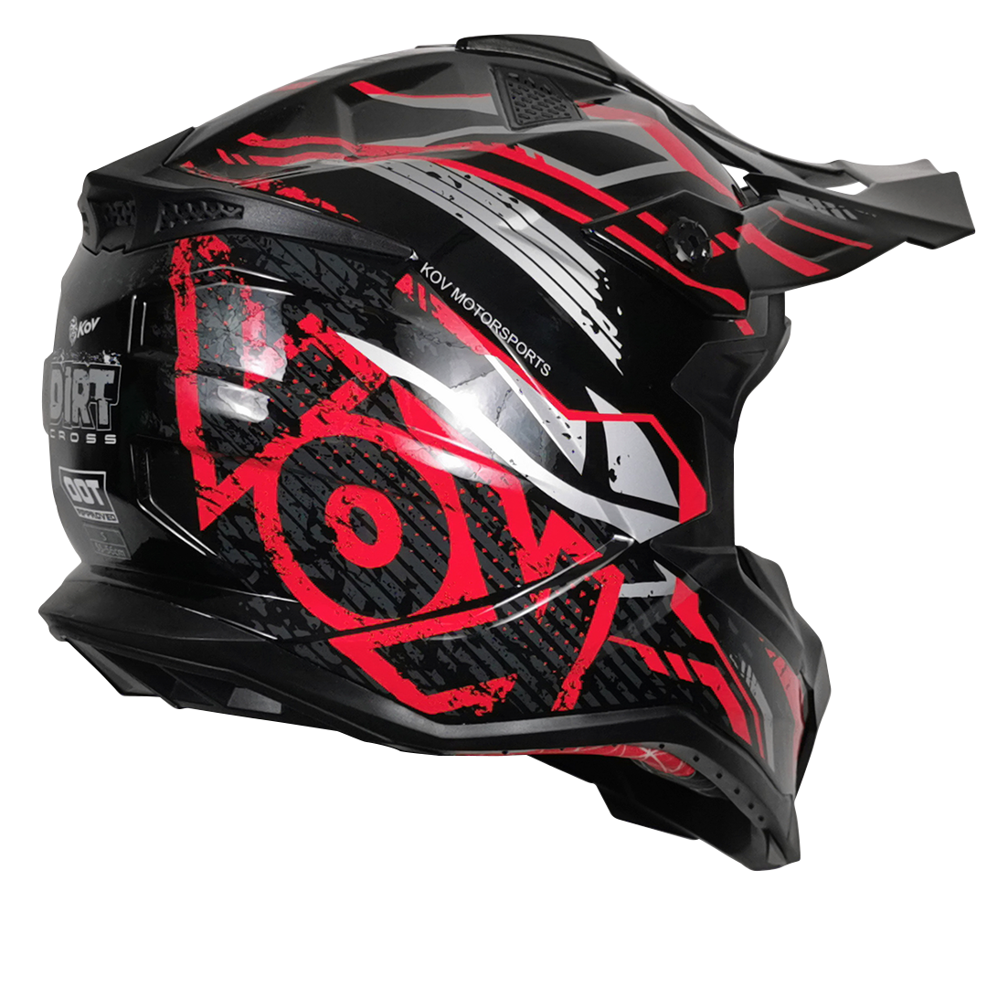 CASCO CROSS TERRA DIRT Cascos KOV + de motociclista