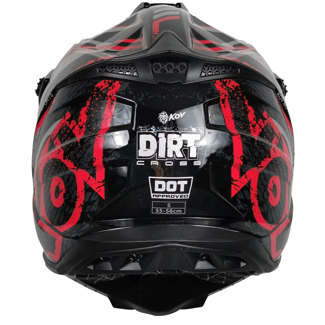 CASCO CROSS TERRA DIRT Cascos KOV + de motociclista