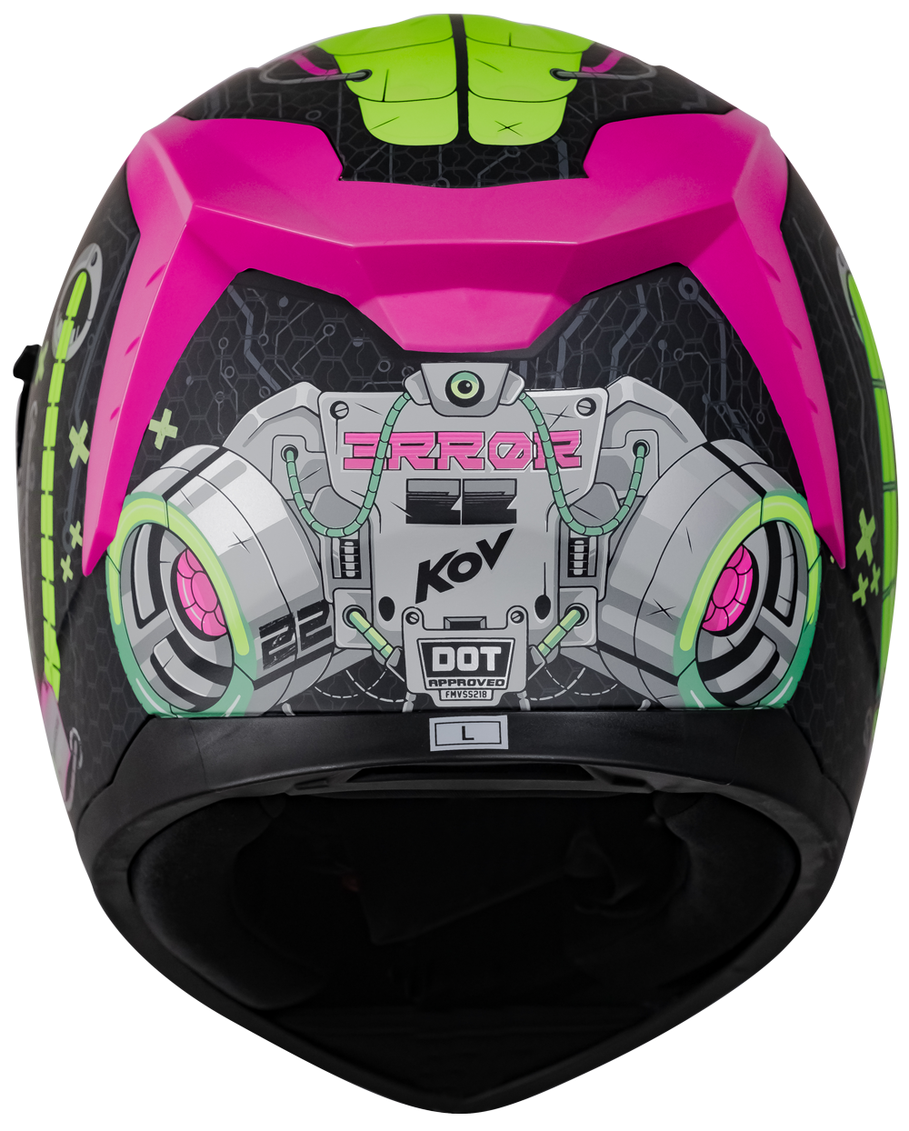 CASCO SPARTAN ERROR ROSA Cascos KOV + de motociclista