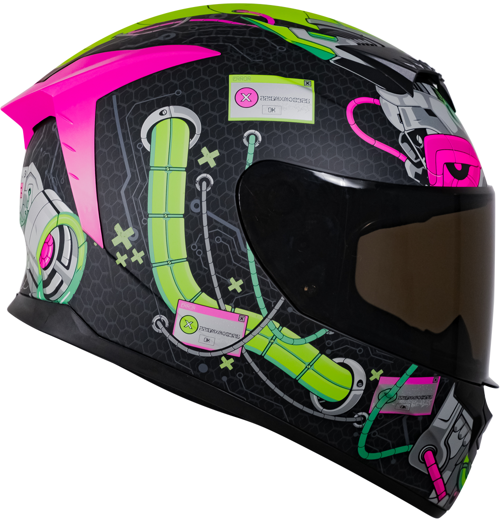 CASCO SPARTAN ERROR ROSA Cascos KOV + de motociclista