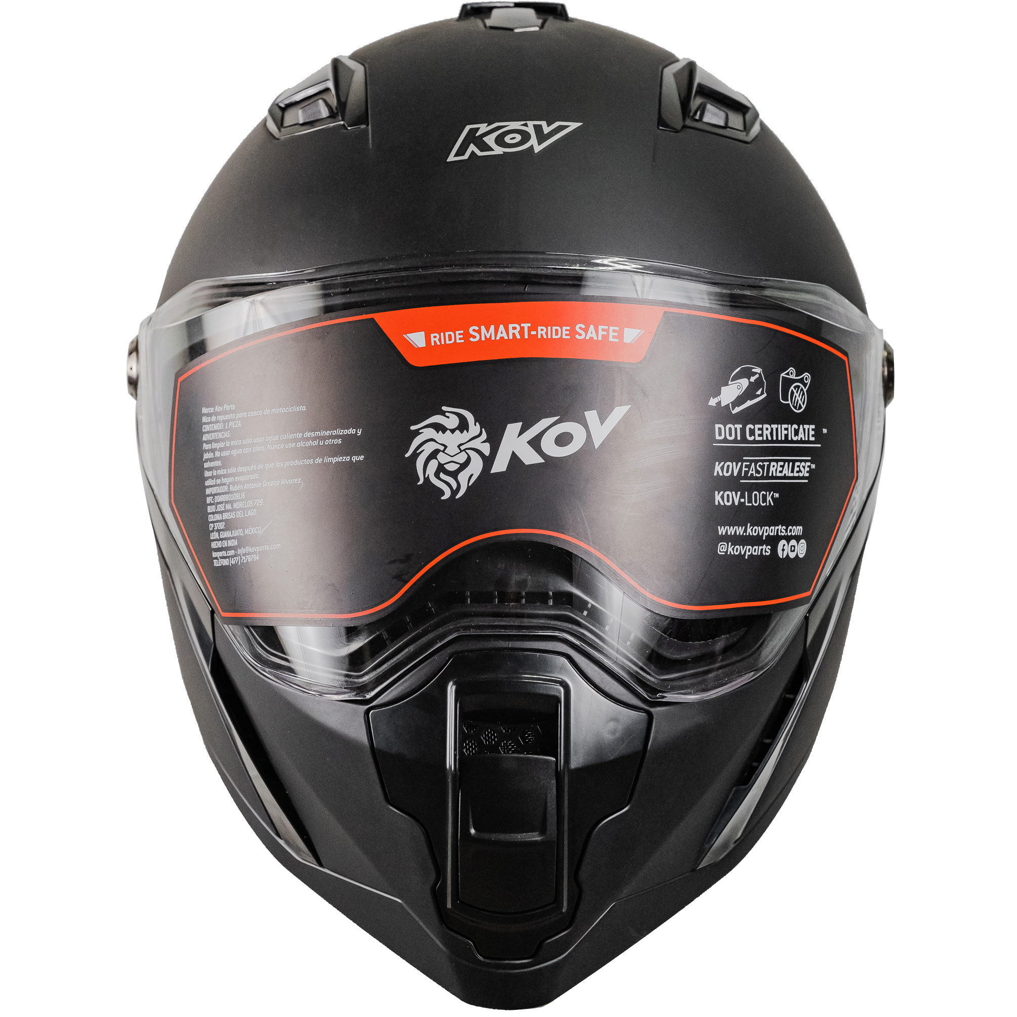 CASCO JET NEGRO MATE Cascos KOV + de motociclista