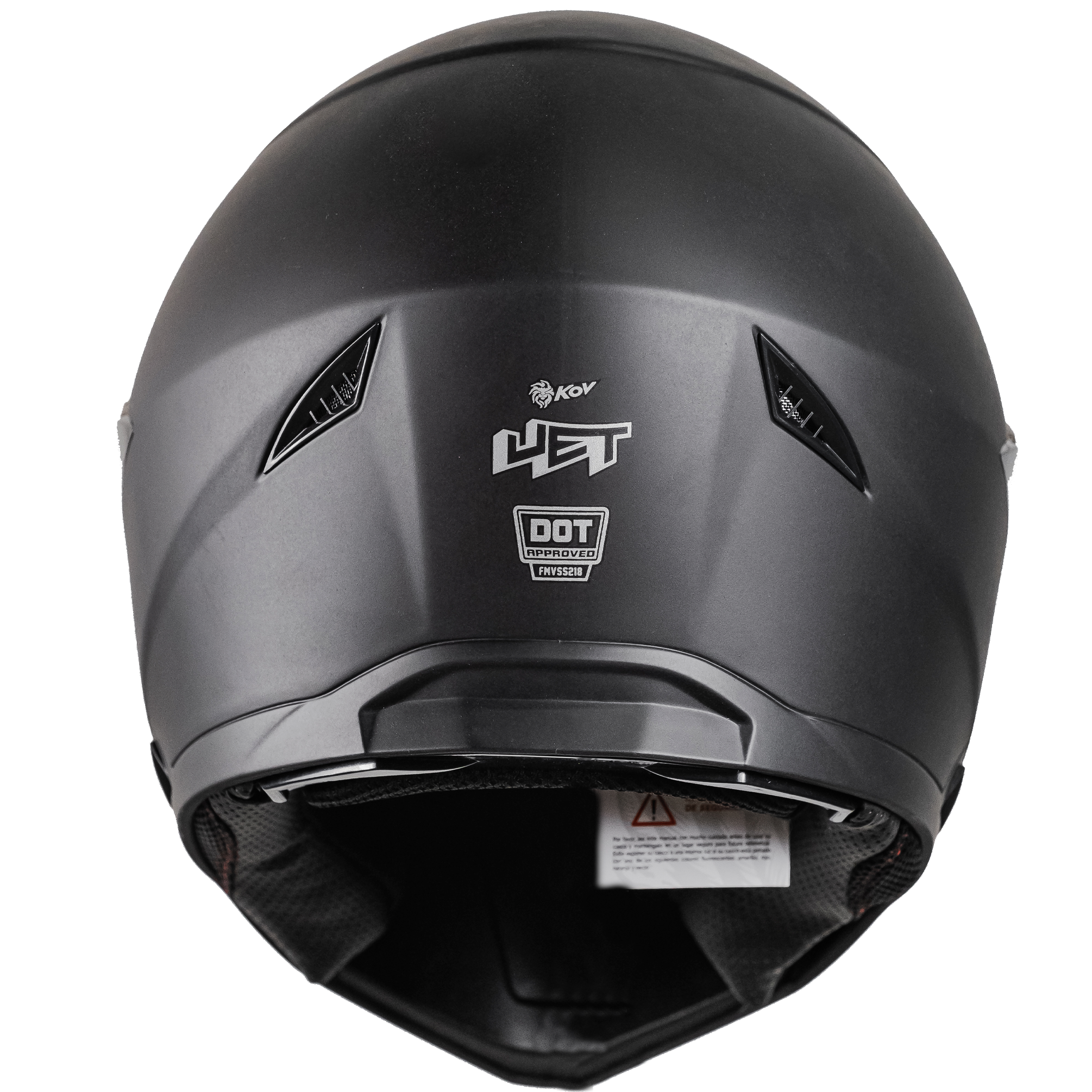 CASCO JET NEGRO MATE Cascos KOV + de motociclista