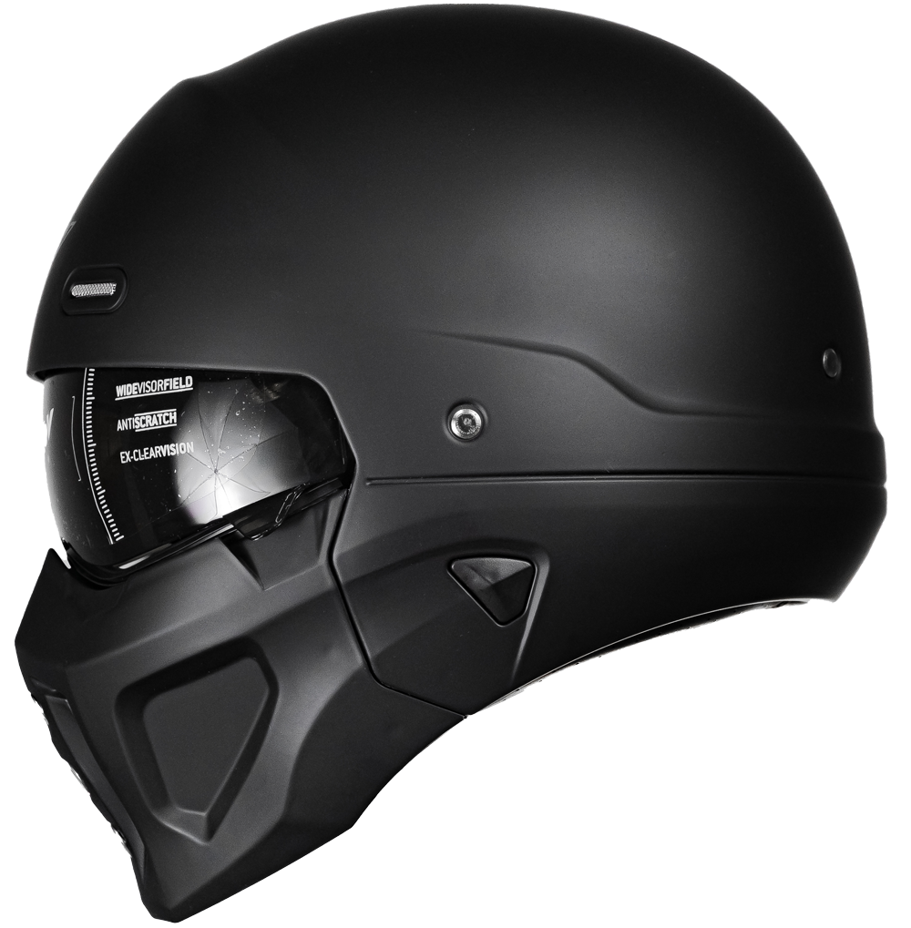 CASCO SPECTRUM NEGRO Cascos KOV + de motociclista