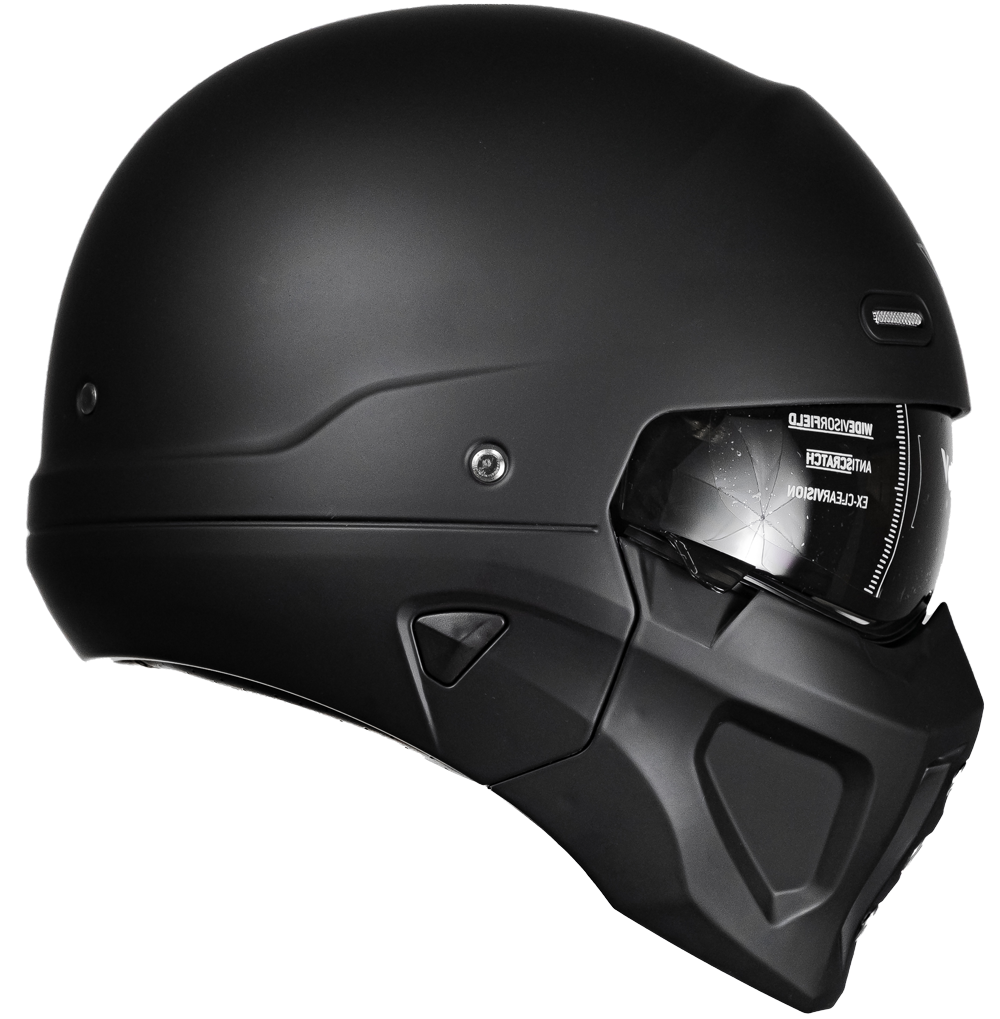 CASCO SPECTRUM NEGRO Cascos KOV + de motociclista