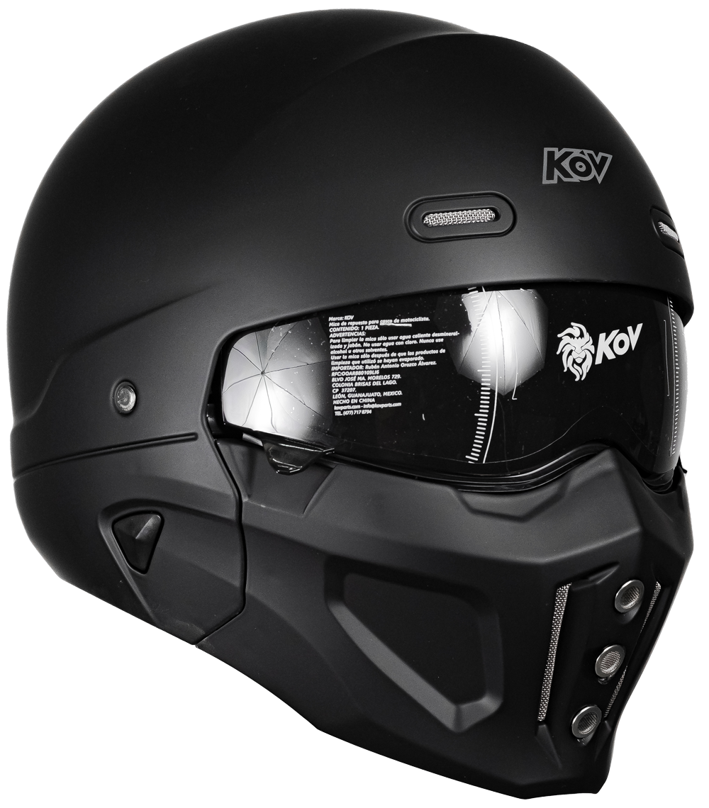 CASCO SPECTRUM NEGRO Cascos KOV + de motociclista