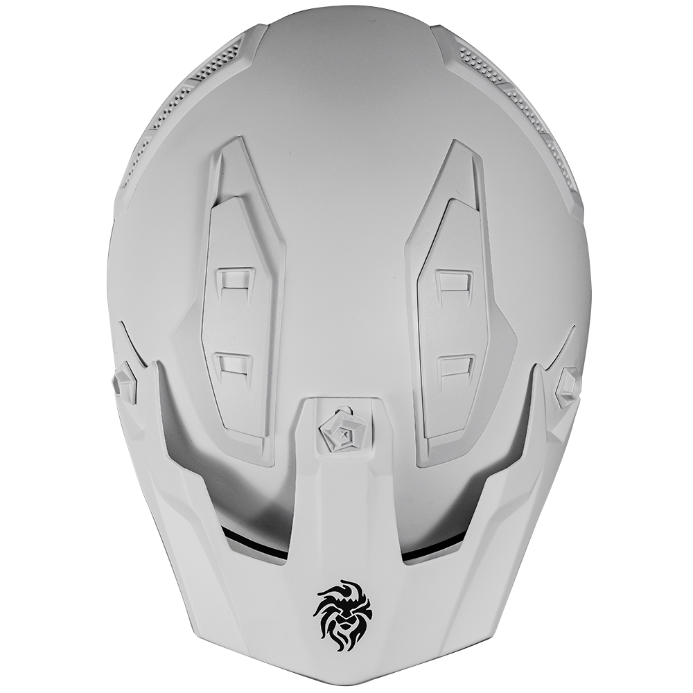 CASCO ROCK-O BLANCO Cascos KOV + de motociclista