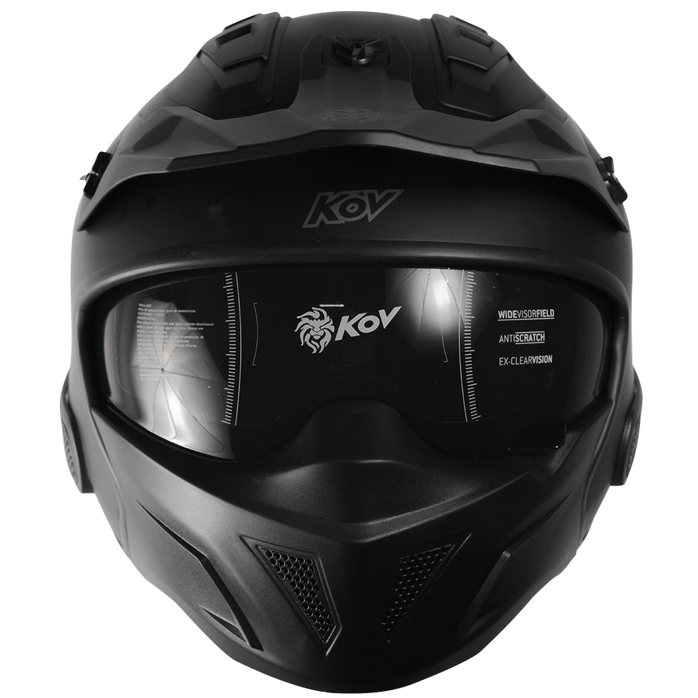 CASCO ROCK-O NEGRO Cascos KOV + de motociclista