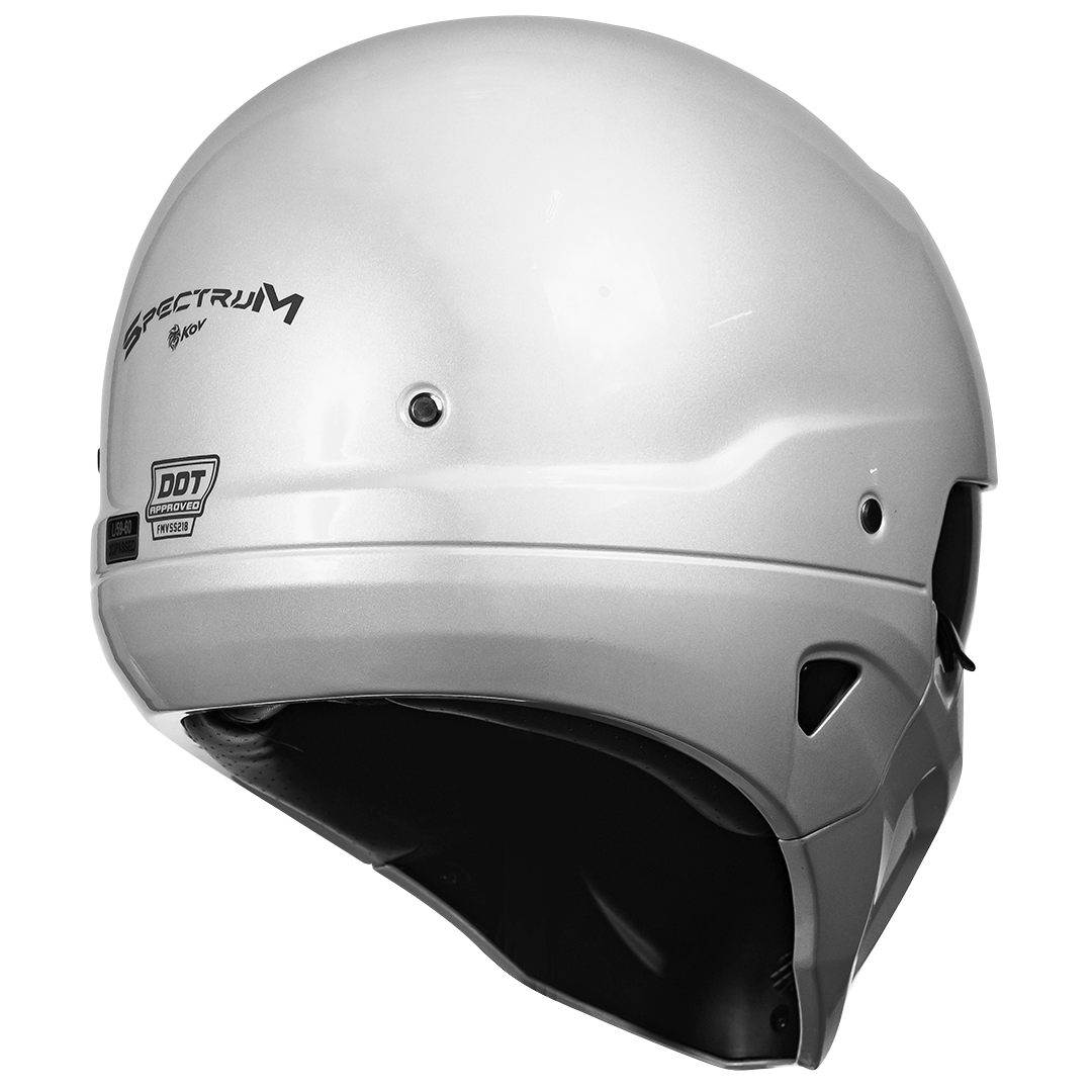 CASCO SPECTRUM BLANCO Cascos KOV + de motociclista