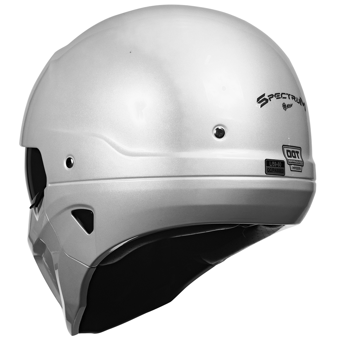 CASCO SPECTRUM BLANCO Cascos KOV + de motociclista