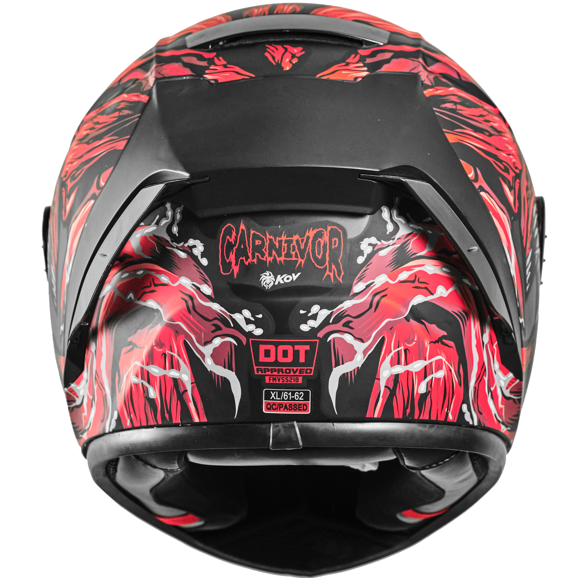 CASCO AIRCUT CARNIVOR RED Cascos KOV + de motociclista