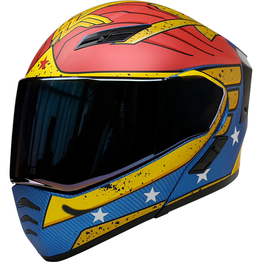 CASCO ESTELAR DC WONDER WOMAN - MUJER MARAVILLA Cascos KOV + de motociclista