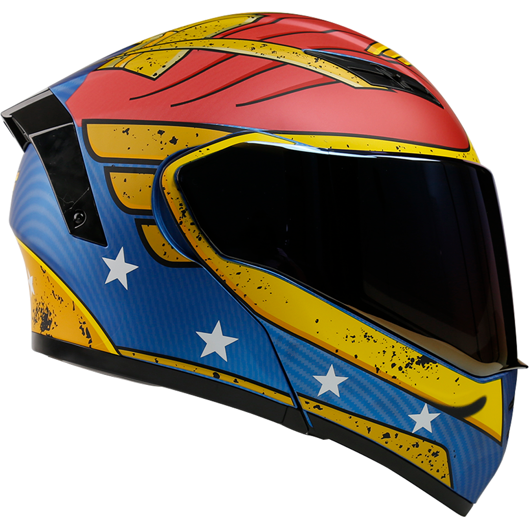 CASCO KOV WONDER WOMAN (LUZ LED) MUJER