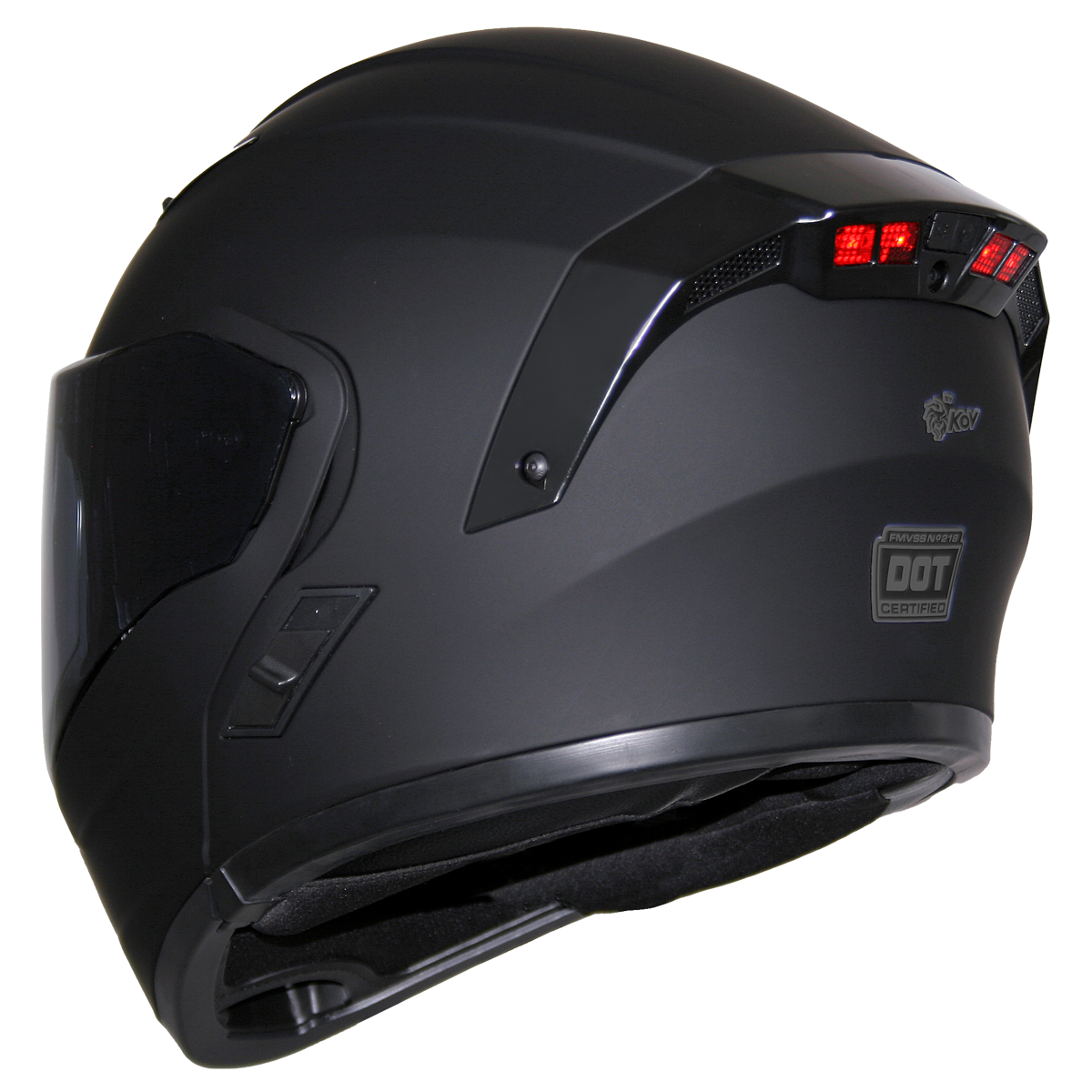 CASCO ESTELAR NEGRO MATE Cascos KOV + de motociclista
