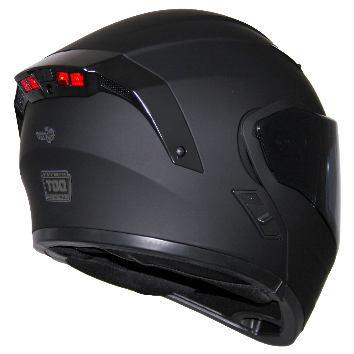 CASCO ESTELAR NEGRO MATE Cascos KOV + de motociclista