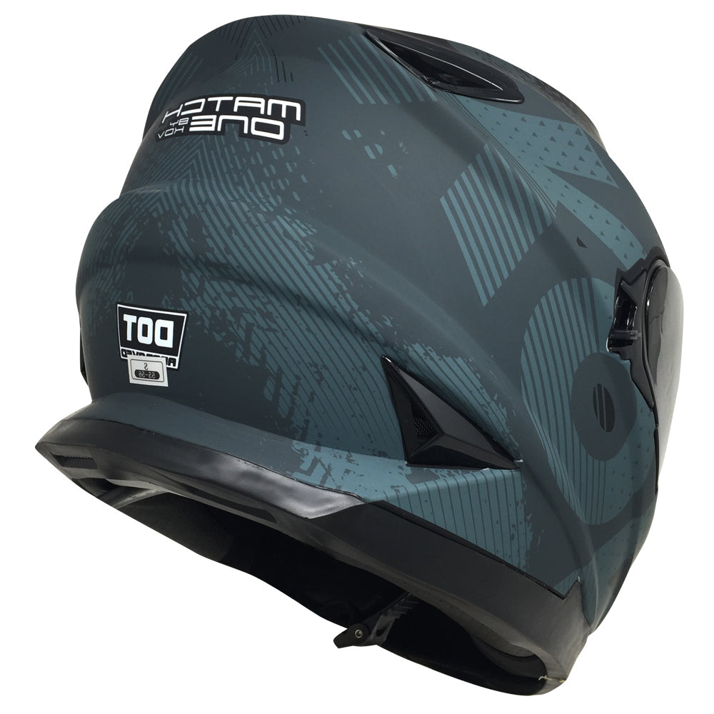 CASCO VENENO MATCH ONE NEGRO Cascos KOV + de motociclista