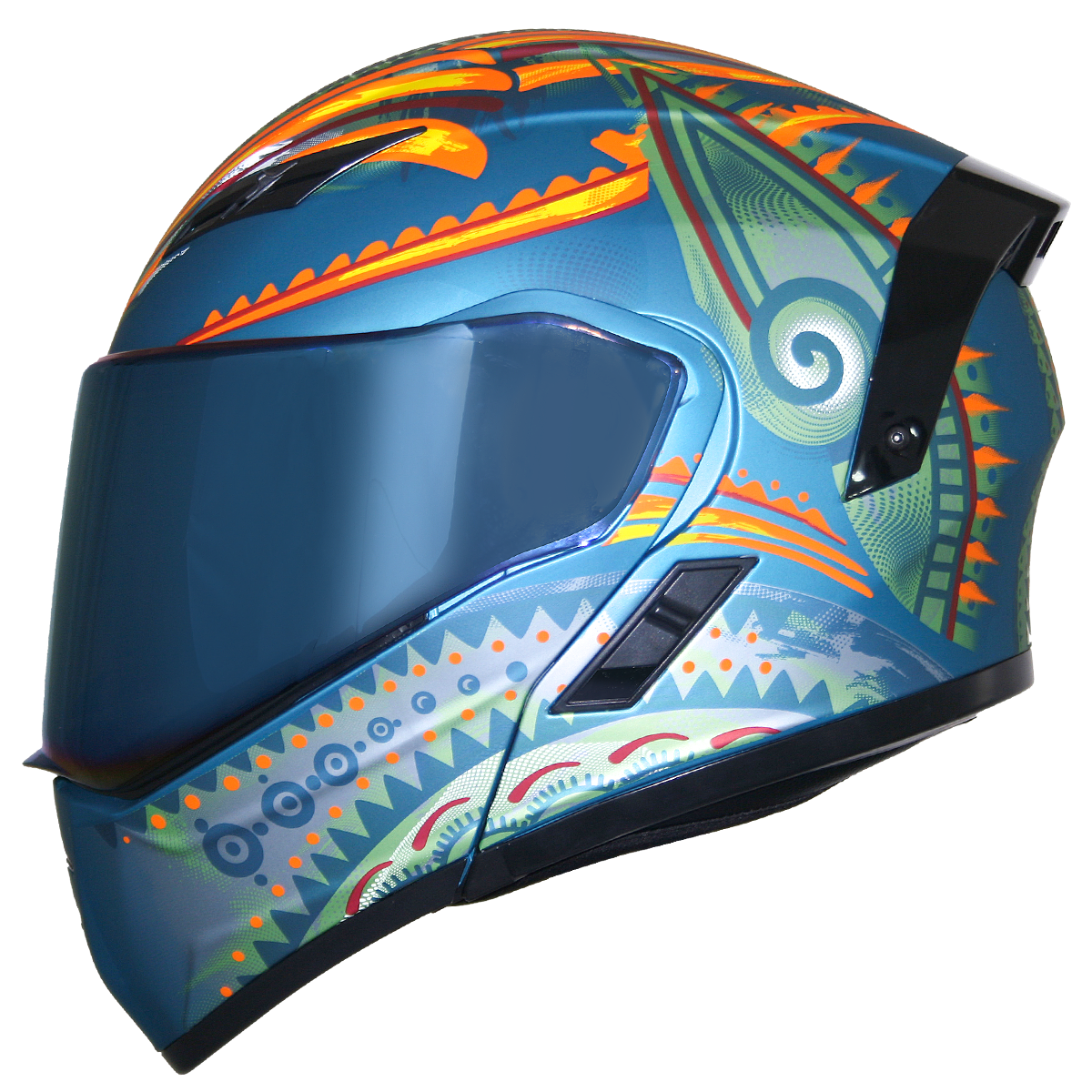 CASCO ESTELAR PEEK (LUZ LED) Cascos KOV + de motociclista