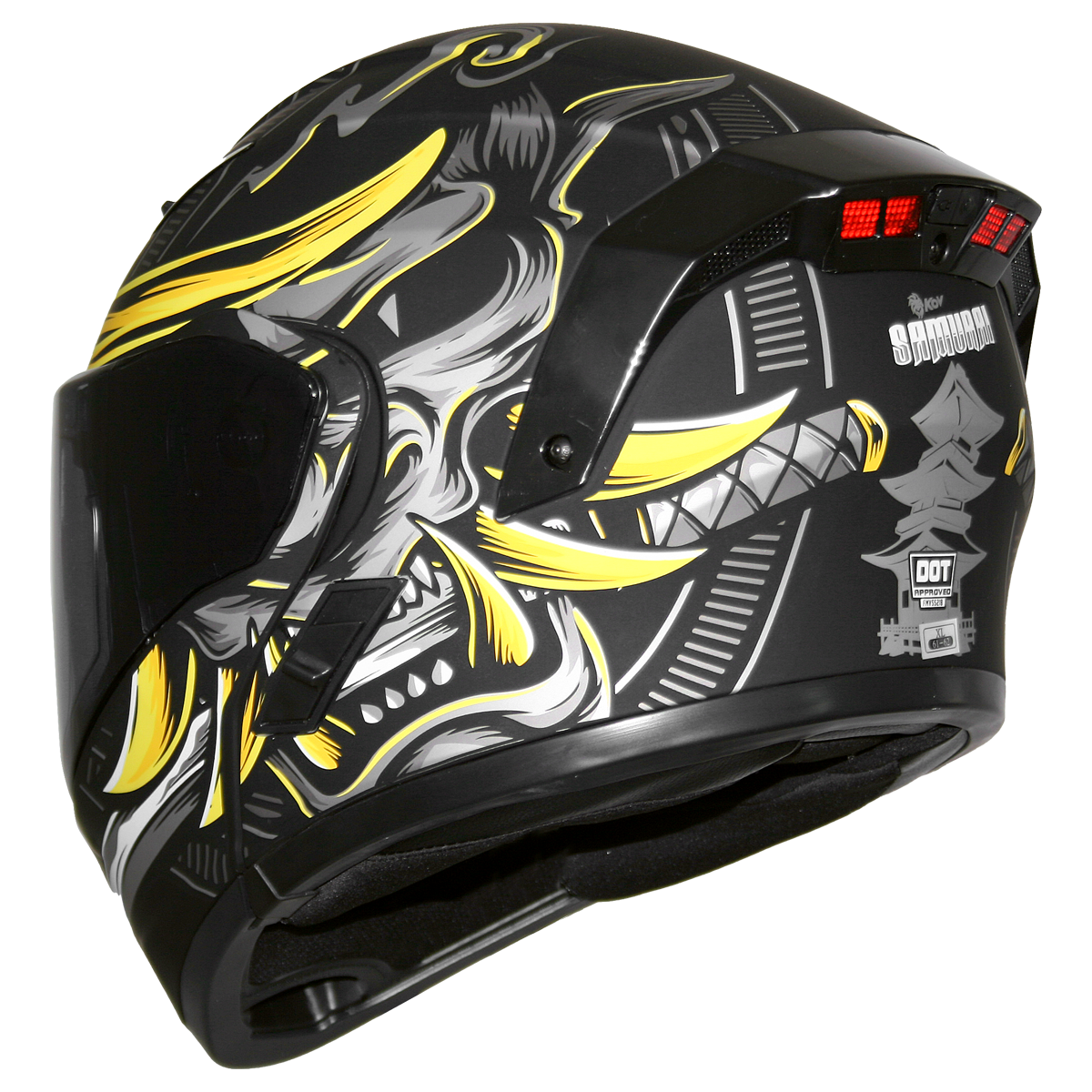 CASCO ESTELAR SAMURAI Cascos KOV + de motociclista