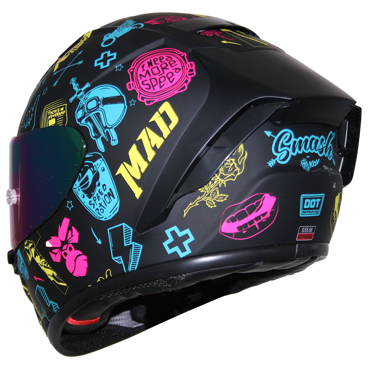 CASCO AIRCUT SMASH COLOR Cascos KOV + de motociclista