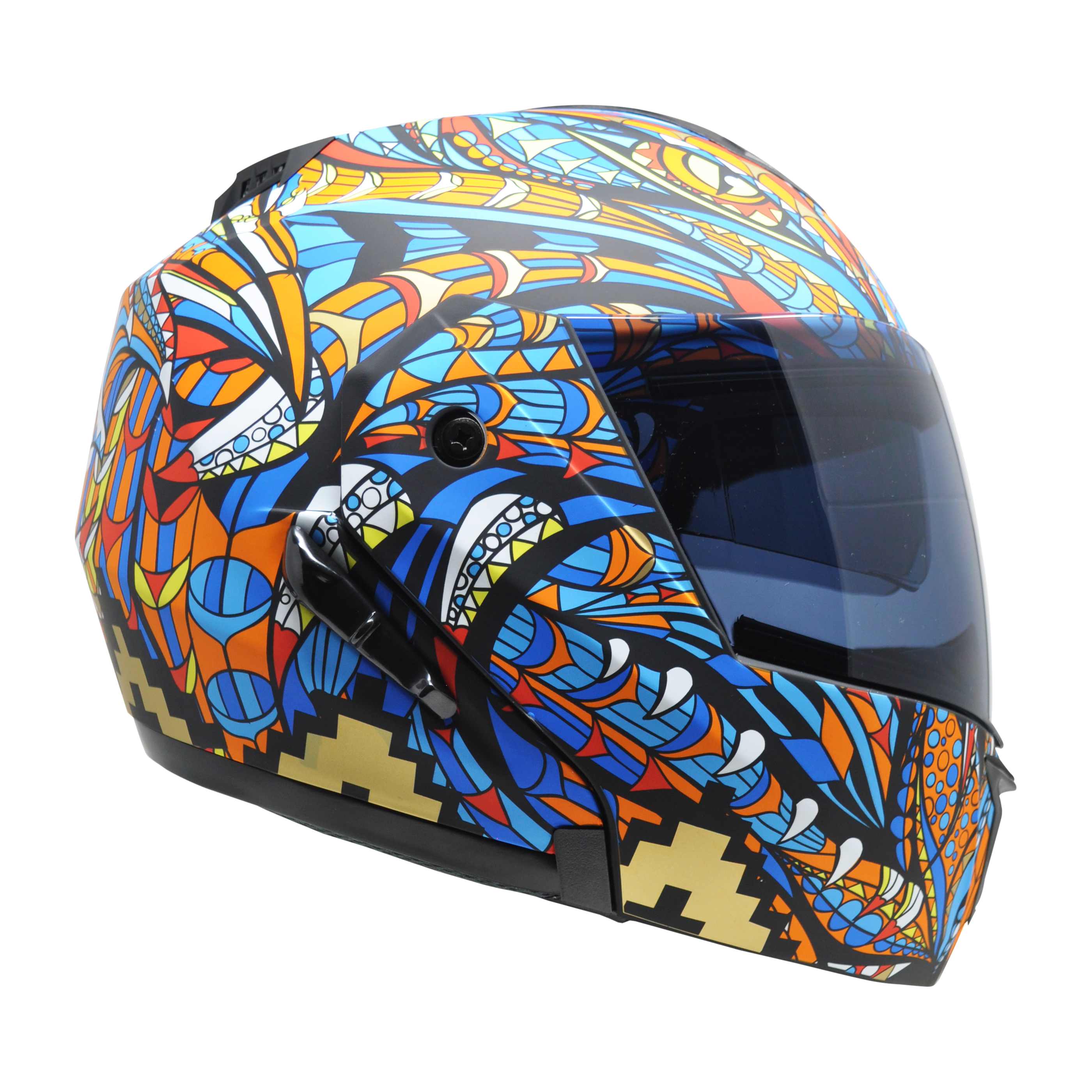 CASCO STEALTH ALEBRIJE AZUL Cascos KOV + de motociclista