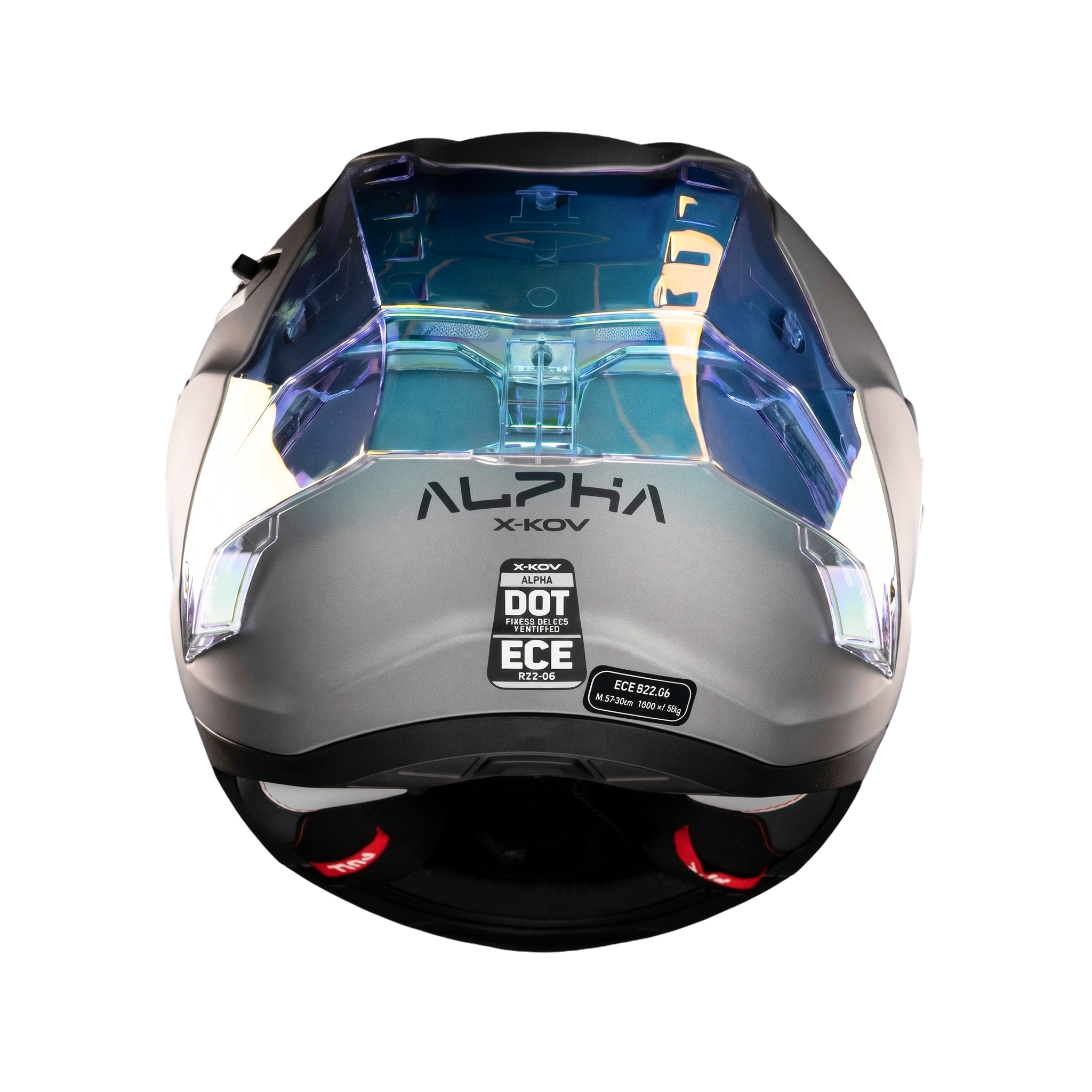 CASCO ALPHA GRIS MATE Cascos X-KOV + de motociclista