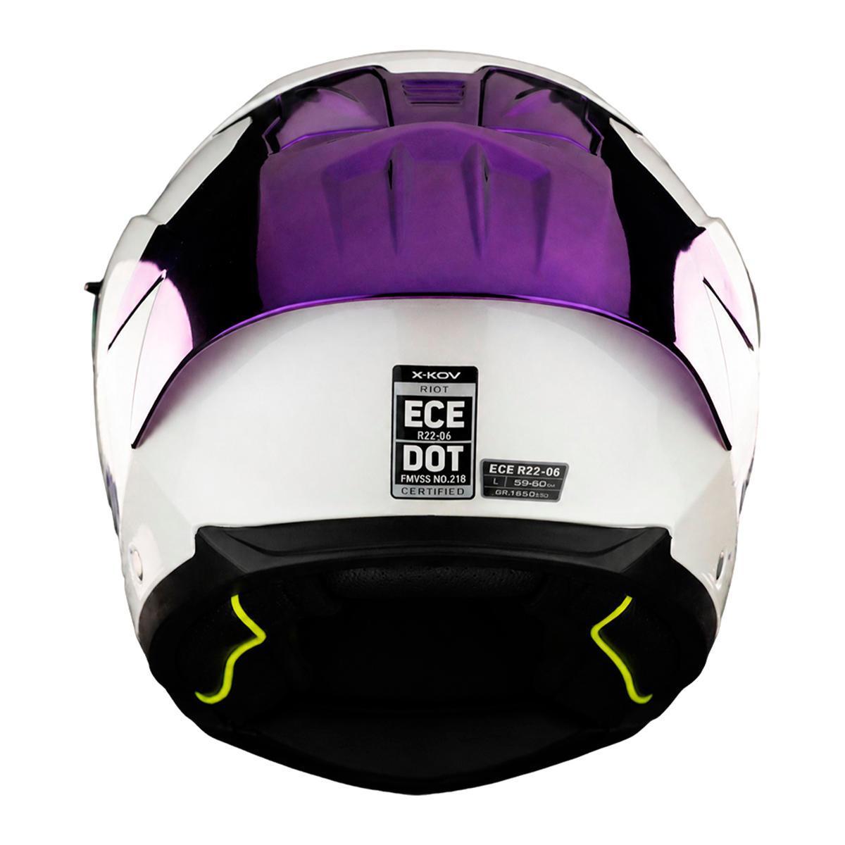 CASCO EXPLORER RIOT BLANCO MORADO