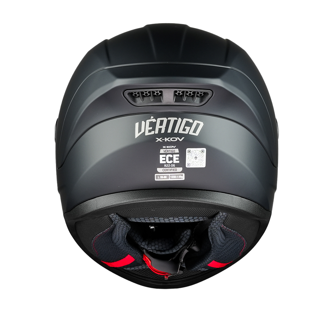 CASCO VERTIGO NEGRO MATE Cascos X-KOV + de motociclista