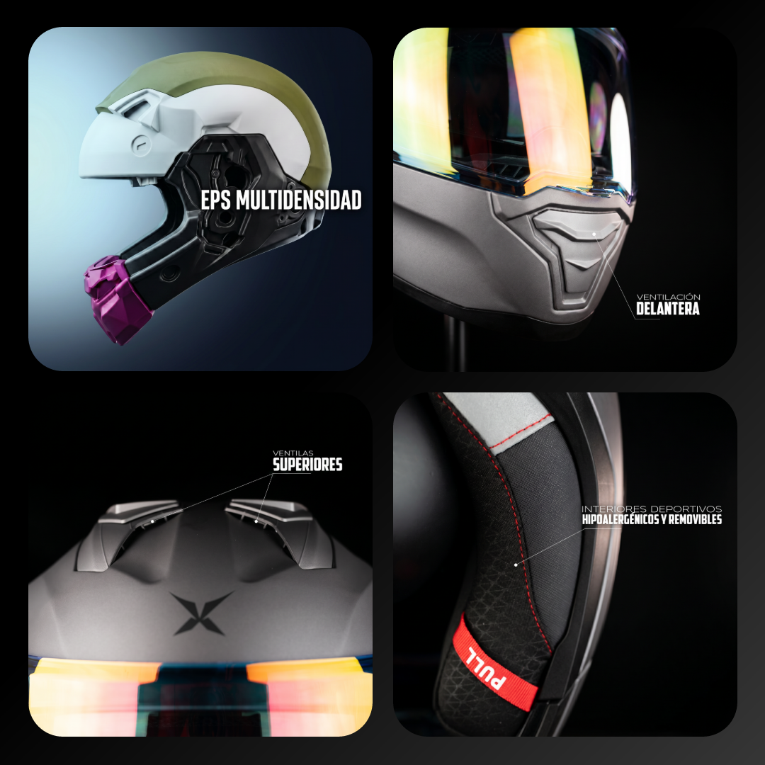 CASCO ALPHA GRIS MATE