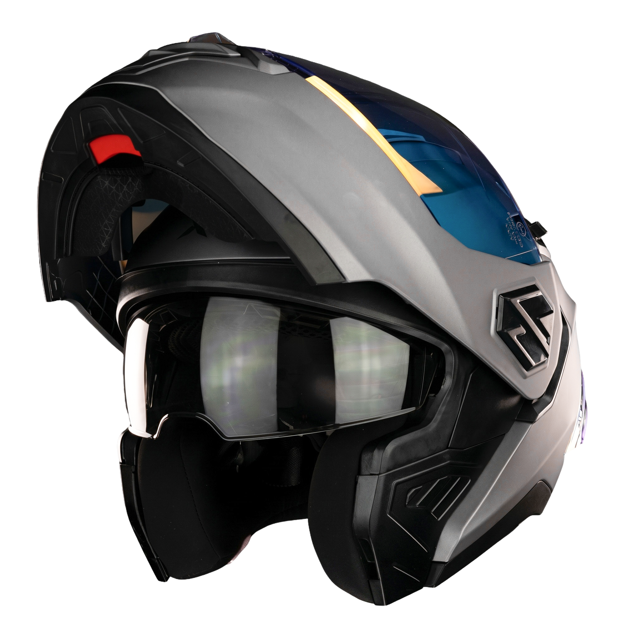 CASCO ALPHA GRIS MATE Cascos X-KOV + de motociclista