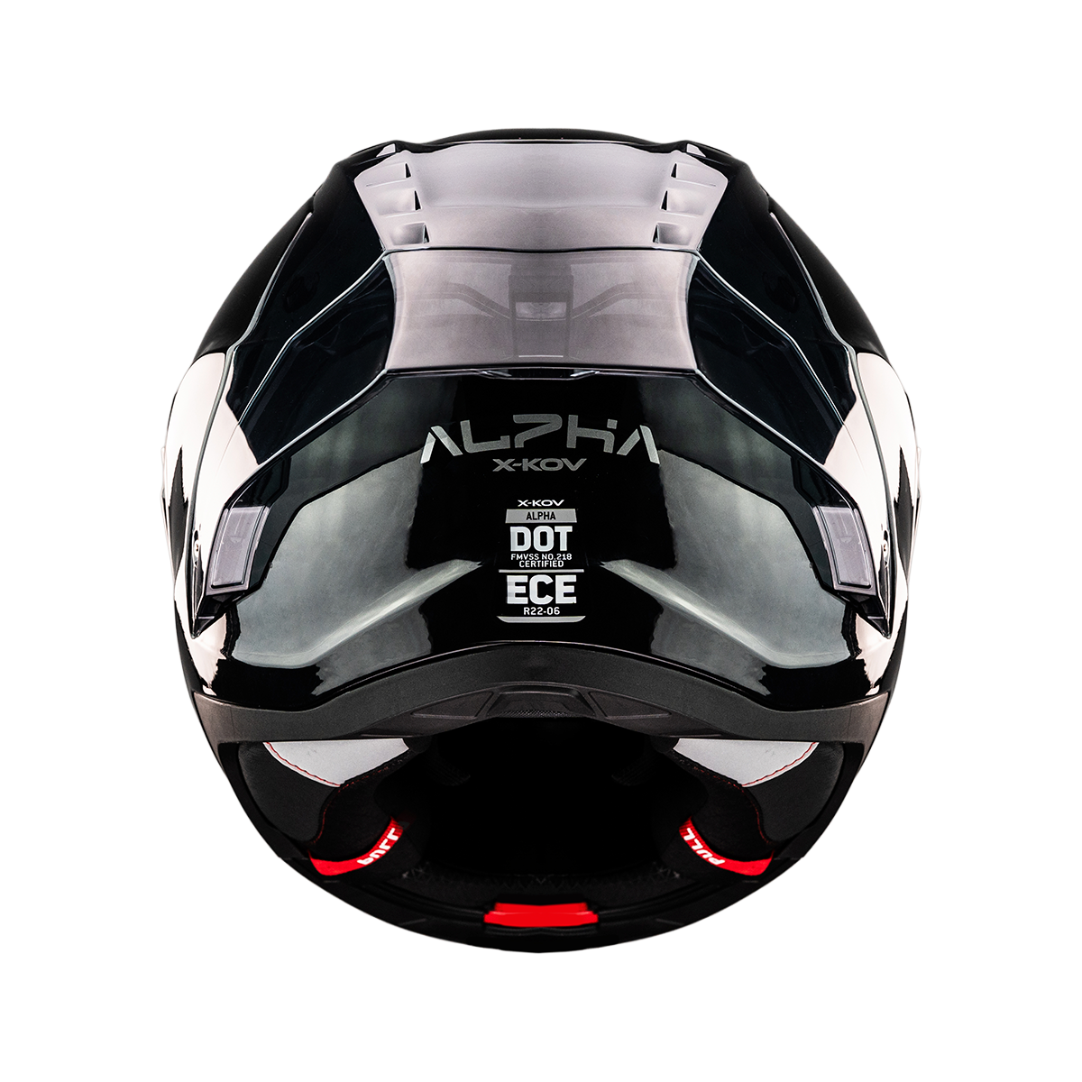 CASCO ALPHA NEGRO GLOSSY