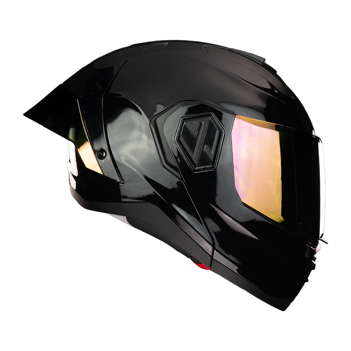 CASCO ALPHA NEGRO DORADO