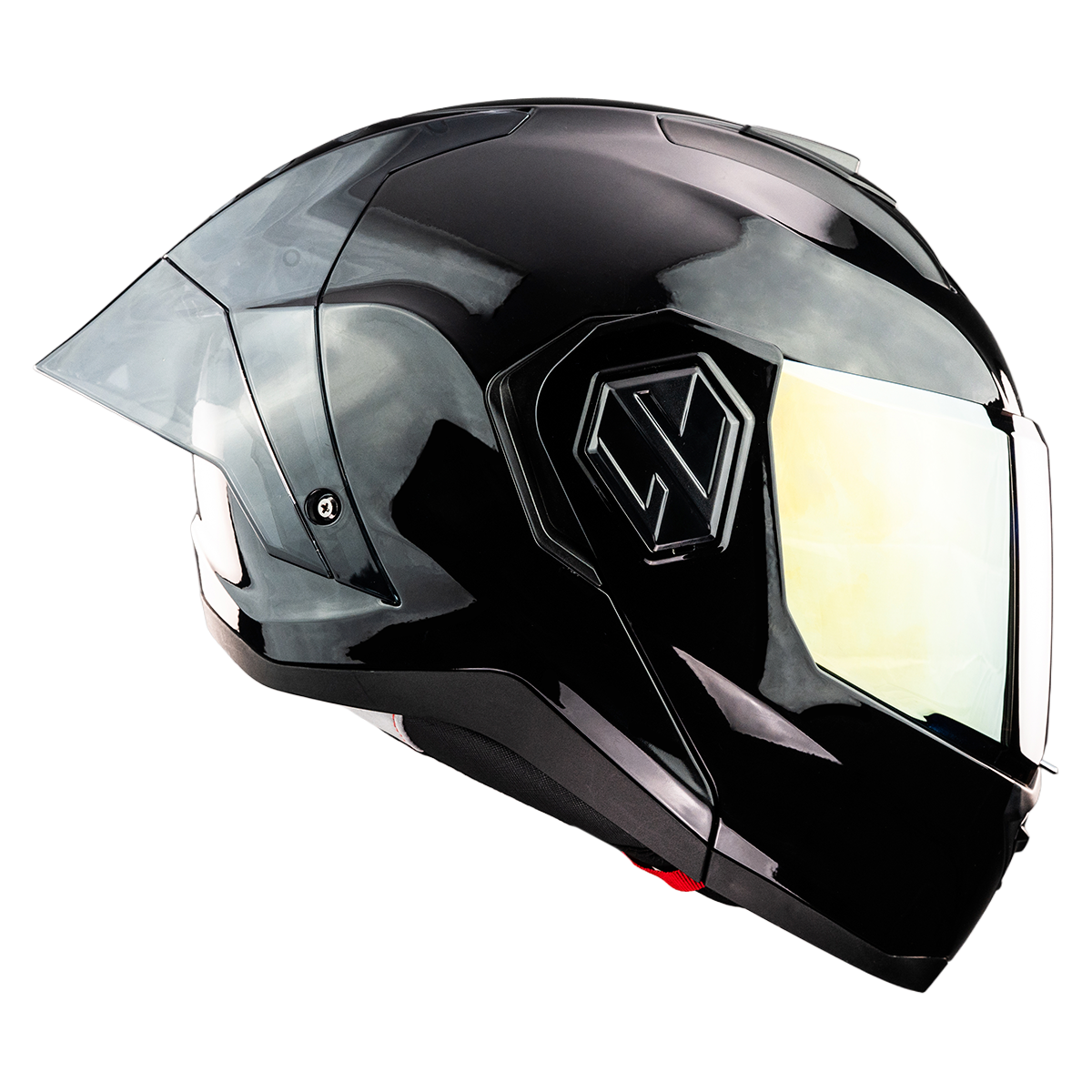CASCO ALPHA NEGRO GLOSSY