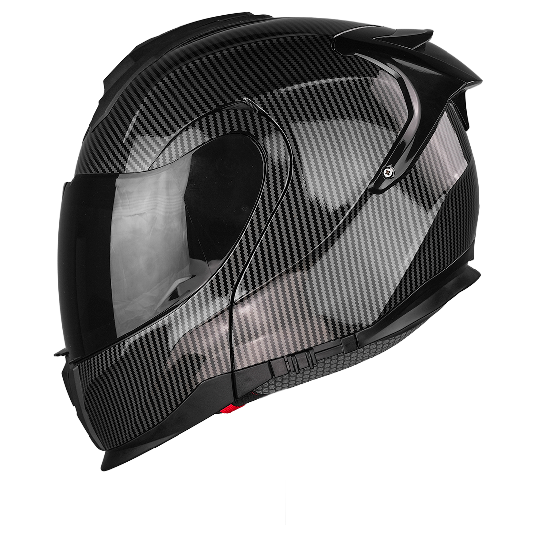 CASCO APEX CARBON NEGRO BRILLANTE Cascos KOV + de motociclista