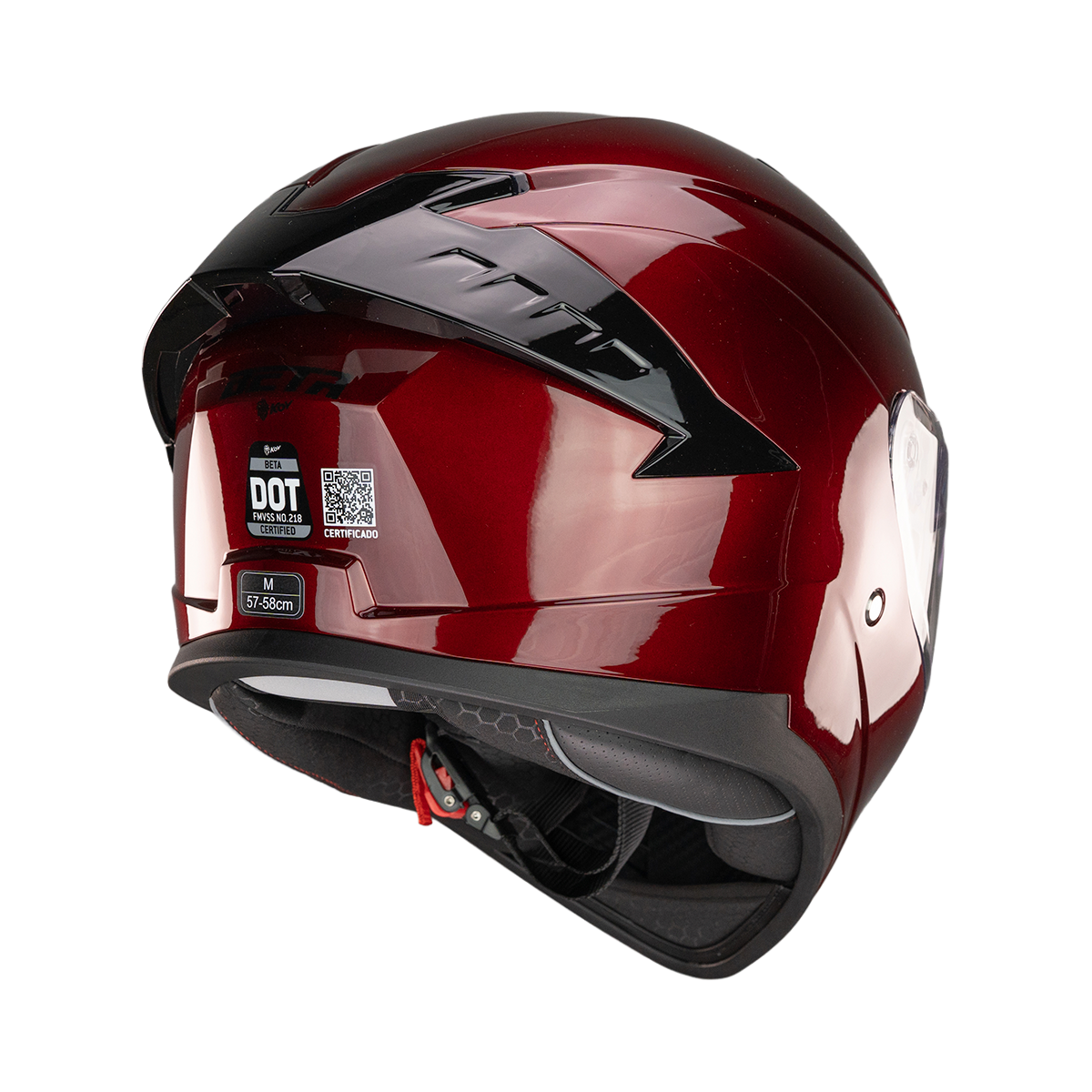 CASCO BETA CHERRY BRILLANTE Cascos KOV + de motociclista