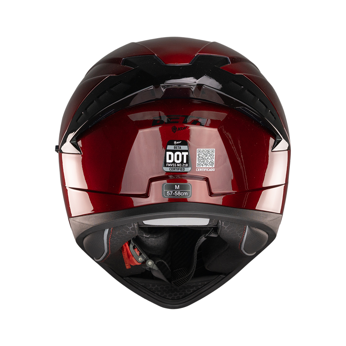 CASCO BETA CHERRY BRILLANTE Cascos KOV + de motociclista
