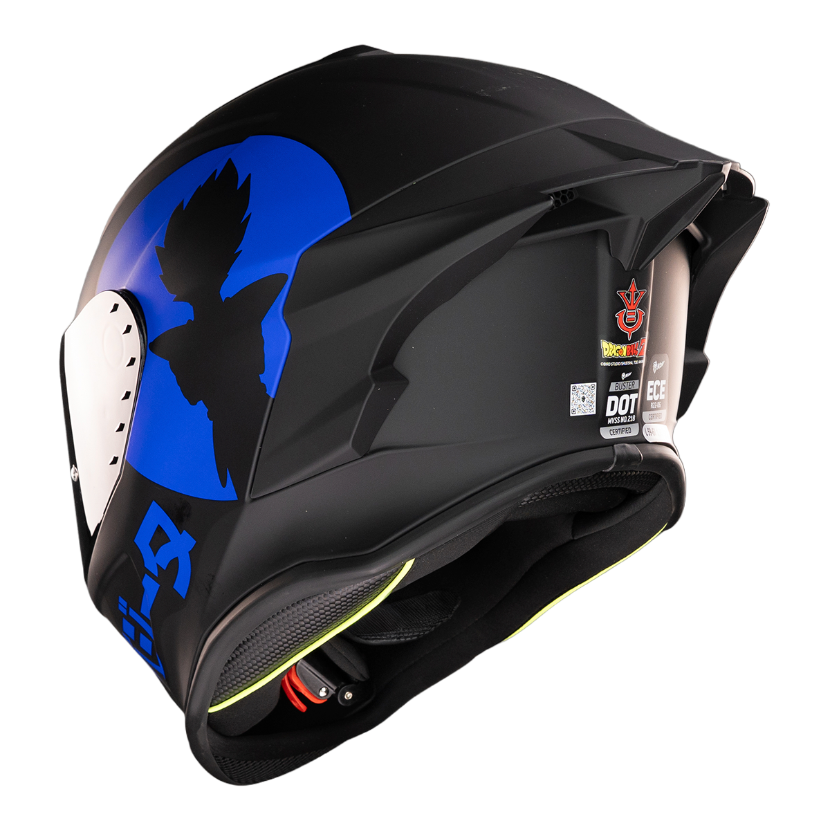 CASCO BUSTER VEGETA DRAGON BALL Z Cascos KOV + de motociclista